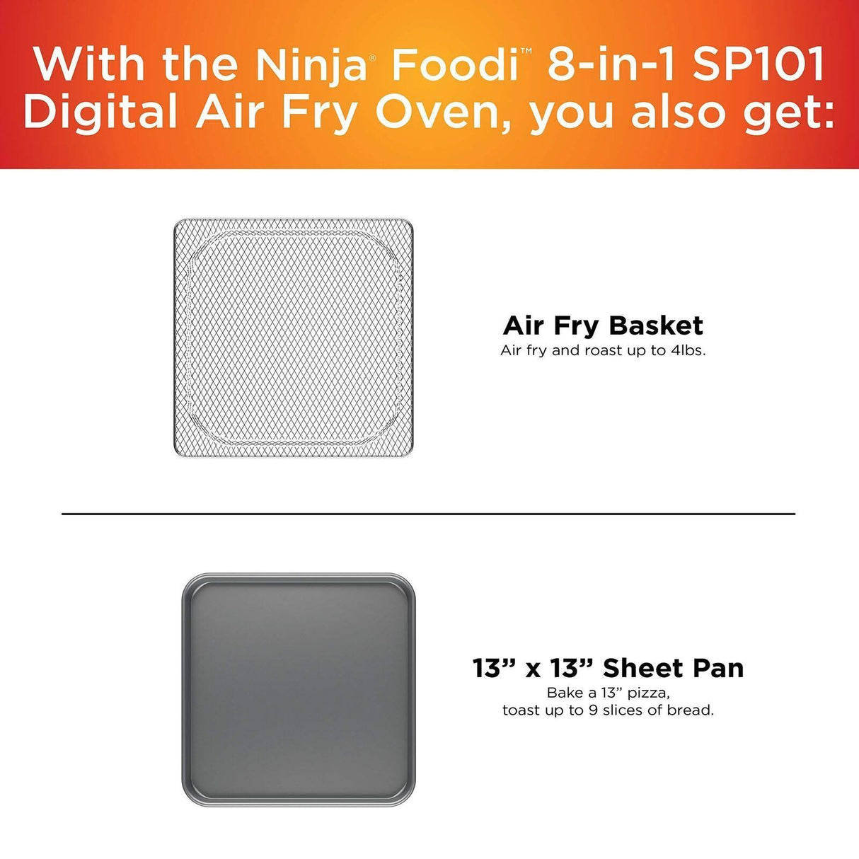 Ninja Foodi Digital Air Fry Oven with Convection